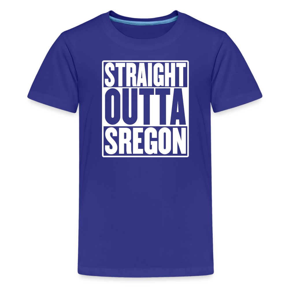 Straight Outta Sregon Kids' Premium T-Shirt - royal blue