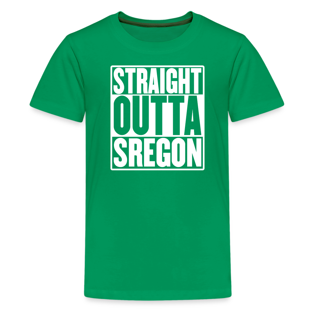 Straight Outta Sregon Kids' Premium T-Shirt - kelly green