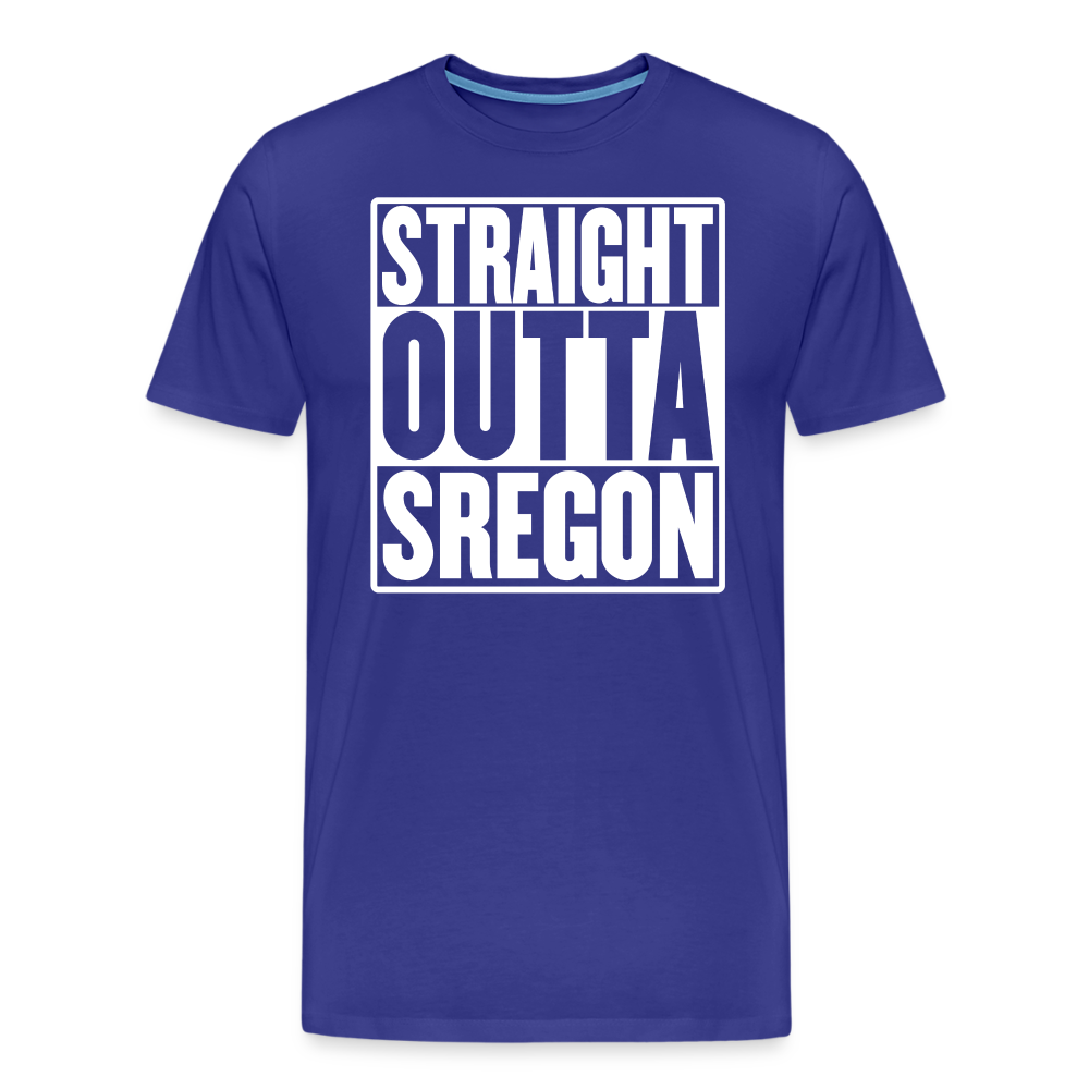 Straight Outta Sregon Men's Premium T-Shirt - royal blue