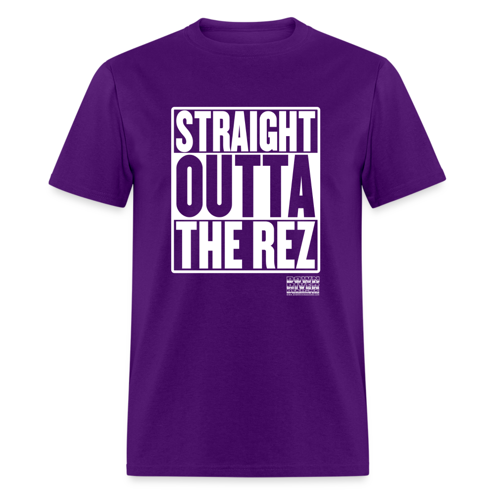 Straight Outta The Rez Unisex Classic T-Shirt - purple