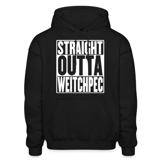 Straight Outta Weitchpec Heavy Blend Adult Hoodie - black
