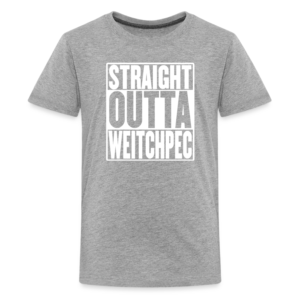 Straight Outta Weitchpec Kids' Premium T-Shirt - heather gray