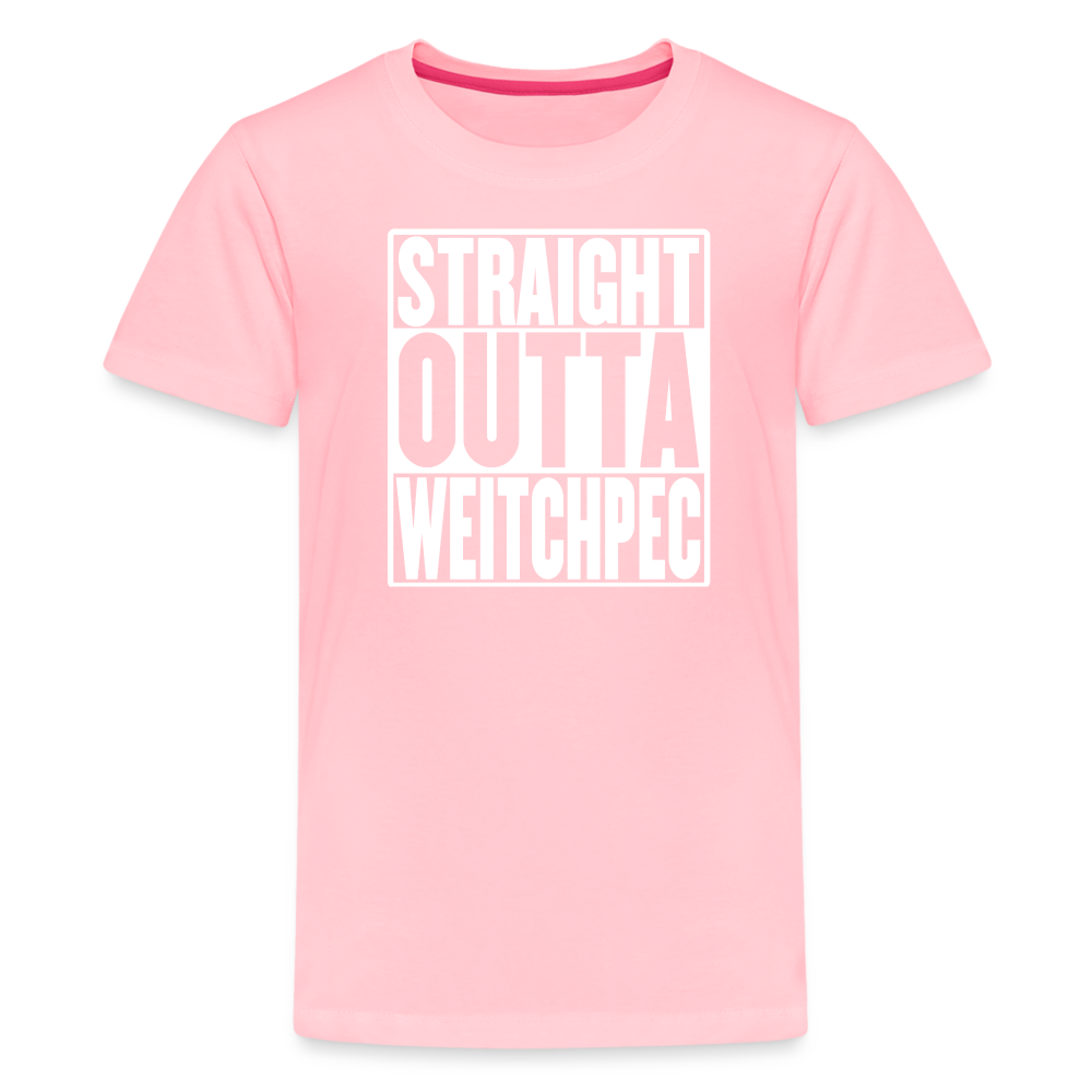 Straight Outta Weitchpec Kids' Premium T-Shirt - pink