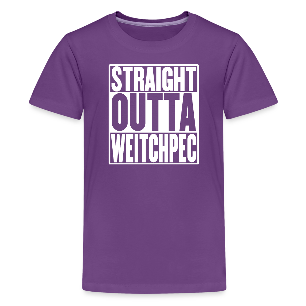 Straight Outta Weitchpec Kids' Premium T-Shirt - purple