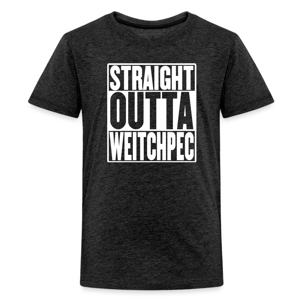 Straight Outta Weitchpec Kids' Premium T-Shirt - charcoal grey