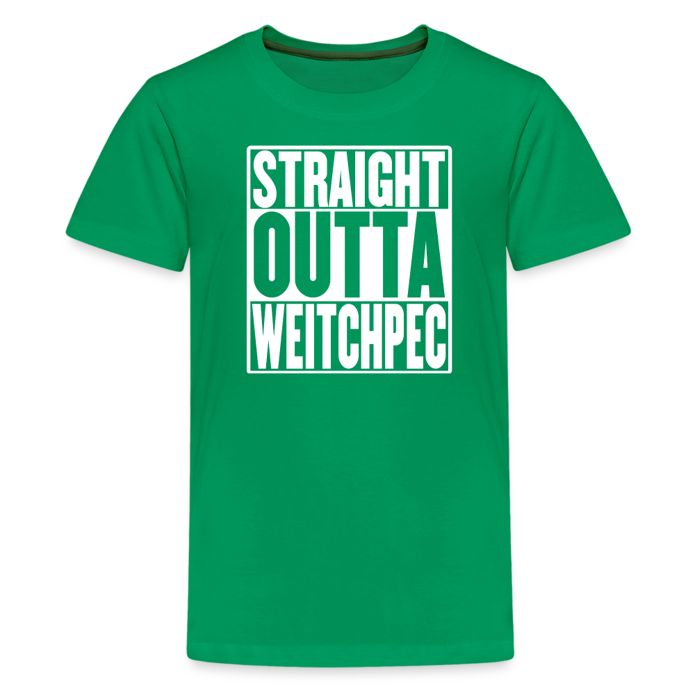 Straight Outta Weitchpec Kids' Premium T-Shirt - kelly green