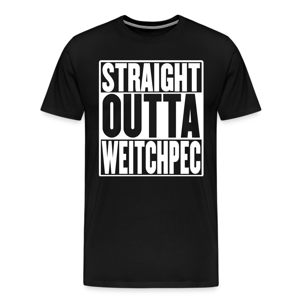 Straight Outta Weitchpec Men's Premium T-Shirt - black