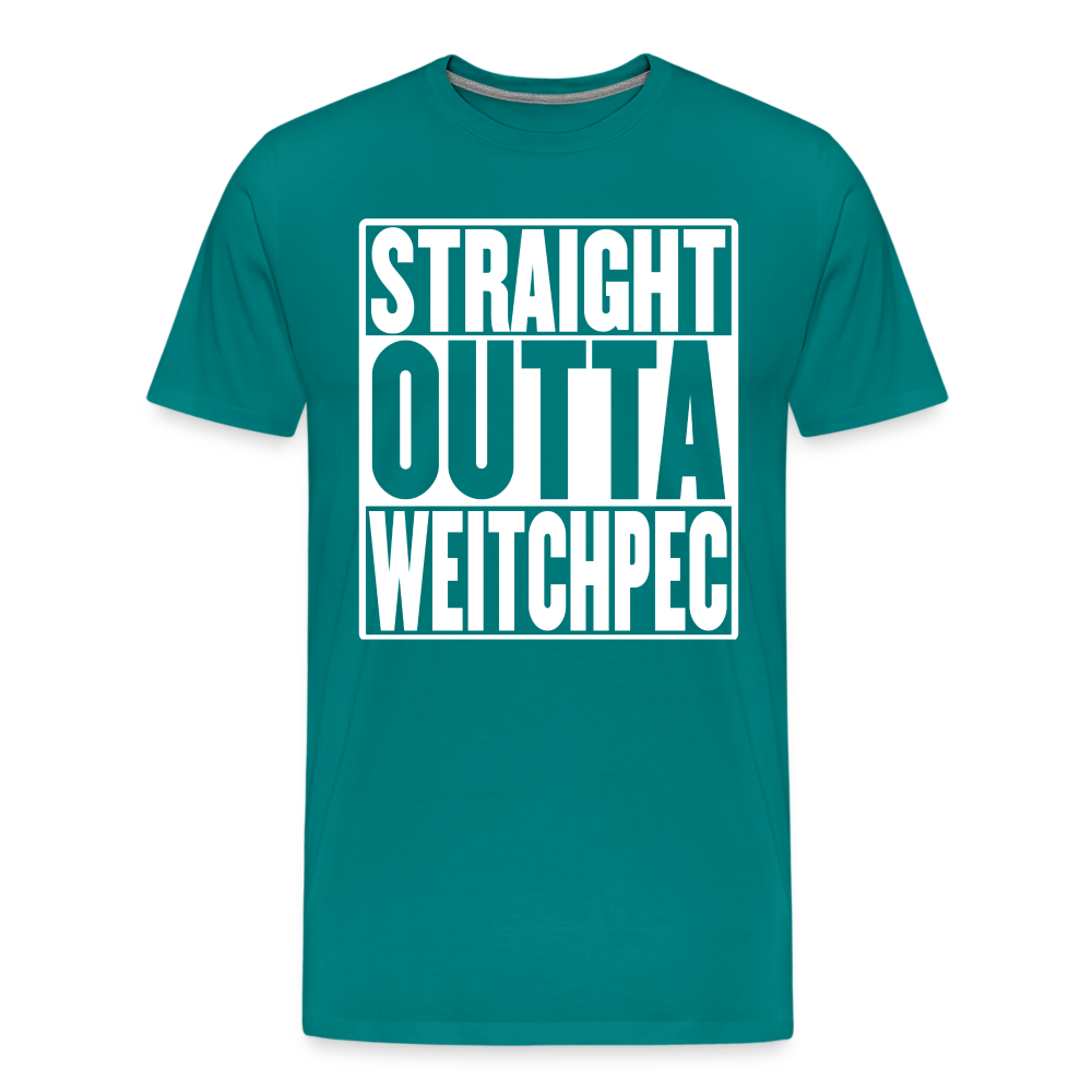 Straight Outta Weitchpec Men's Premium T-Shirt - teal