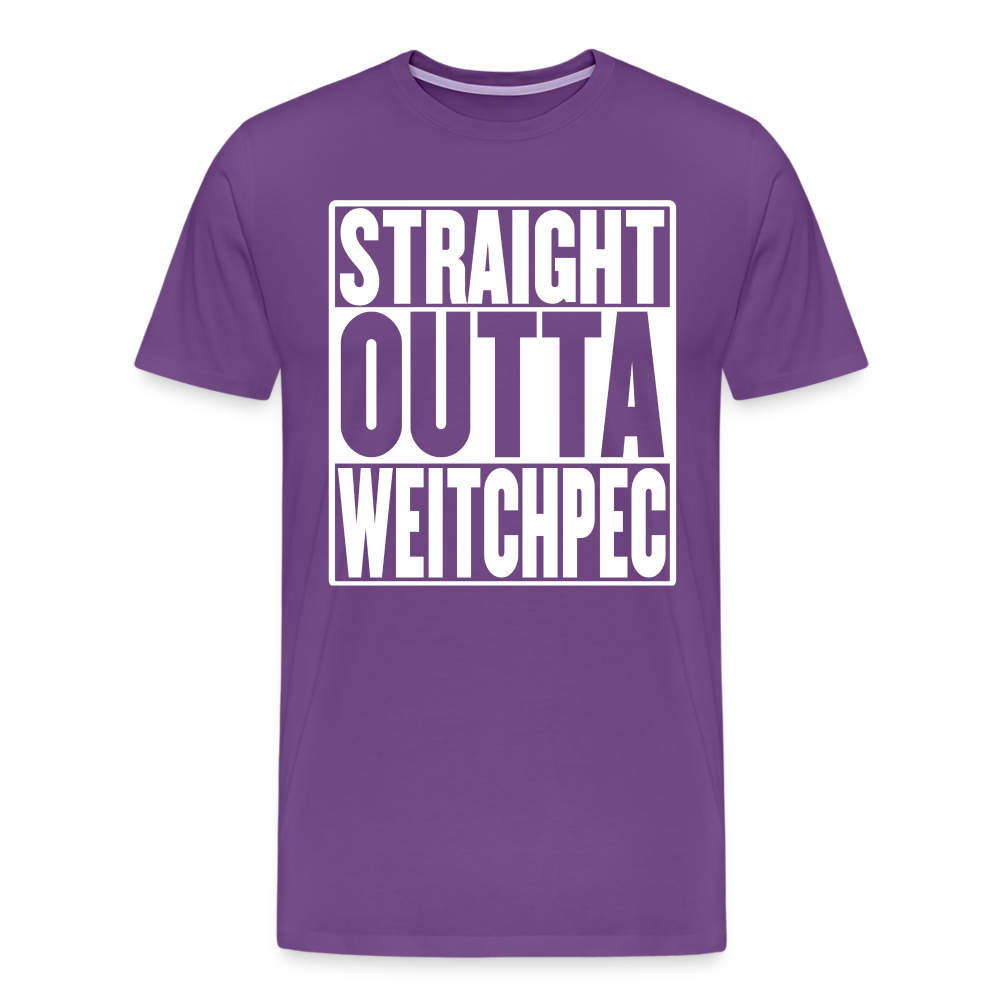 Straight Outta Weitchpec Men's Premium T-Shirt - purple