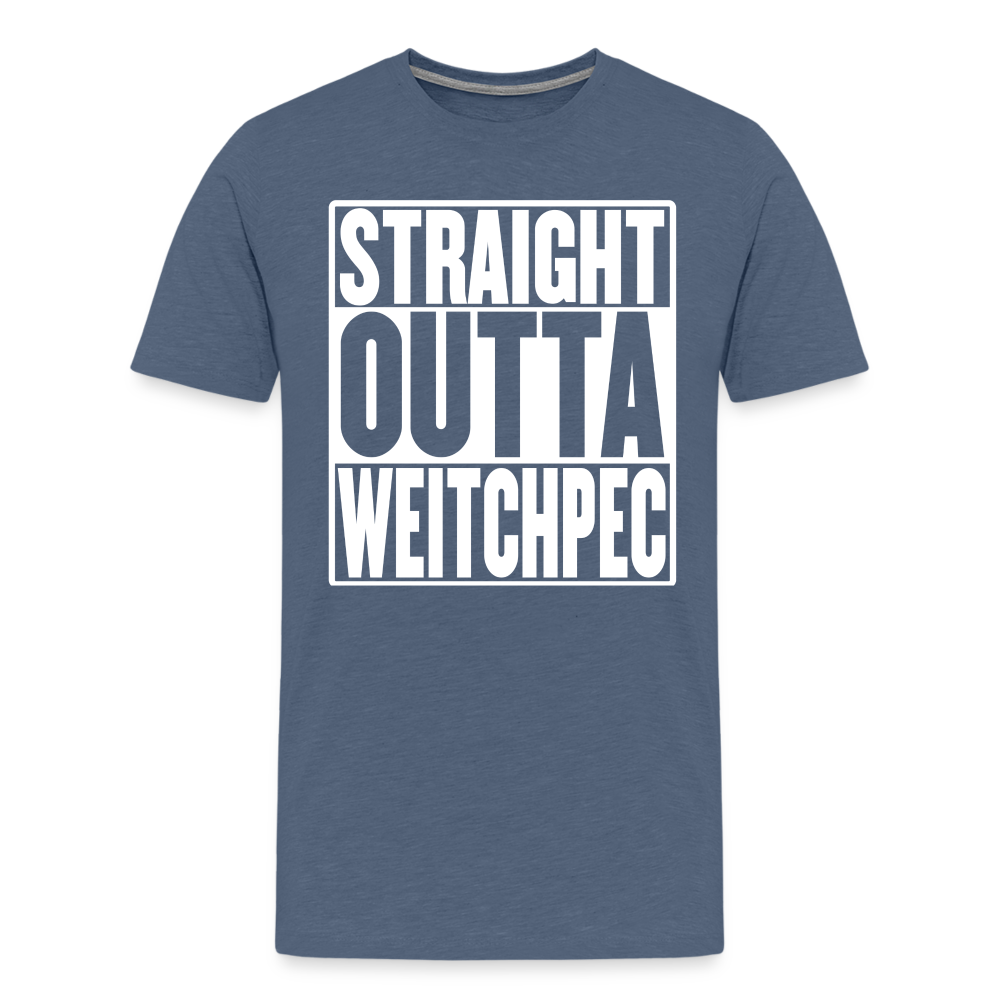 Straight Outta Weitchpec Men's Premium T-Shirt - heather blue