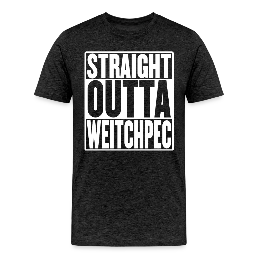 Straight Outta Weitchpec Men's Premium T-Shirt - charcoal grey