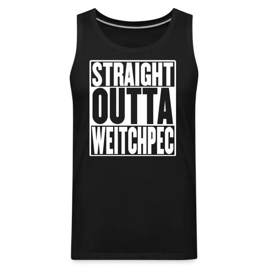 Straight Outta Weitchpec Men’s Premium Tank - black