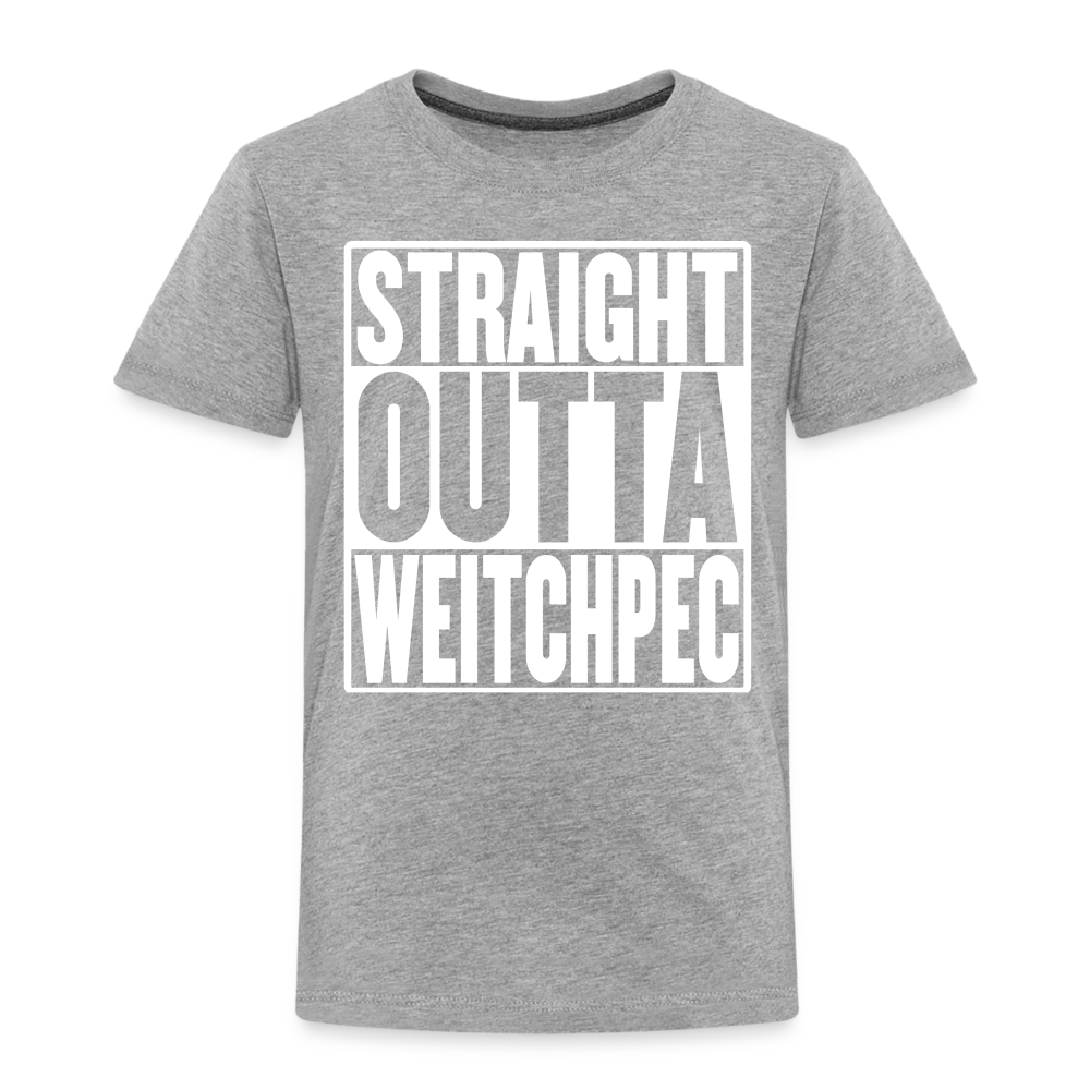 Straight Outta Weitchpec Toddler Premium T-Shirt - heather gray