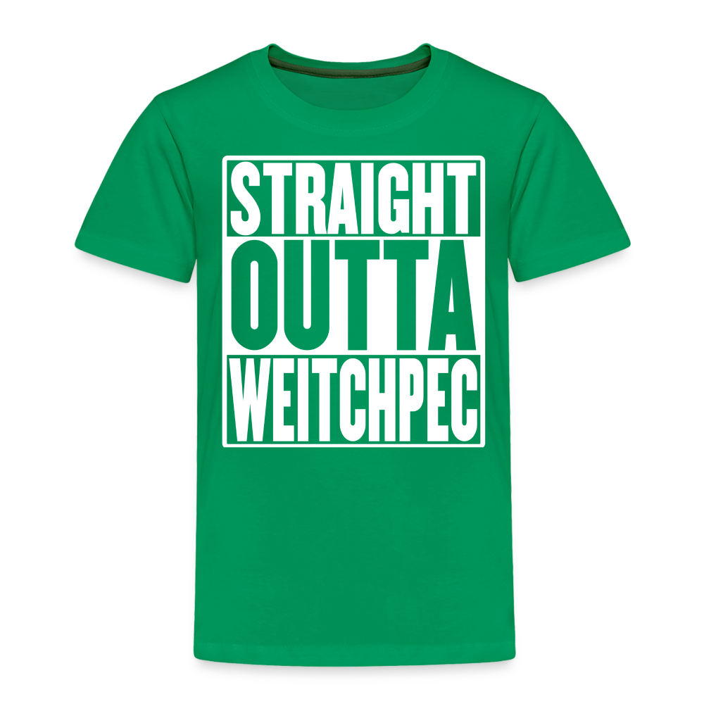 Straight Outta Weitchpec Toddler Premium T-Shirt - kelly green