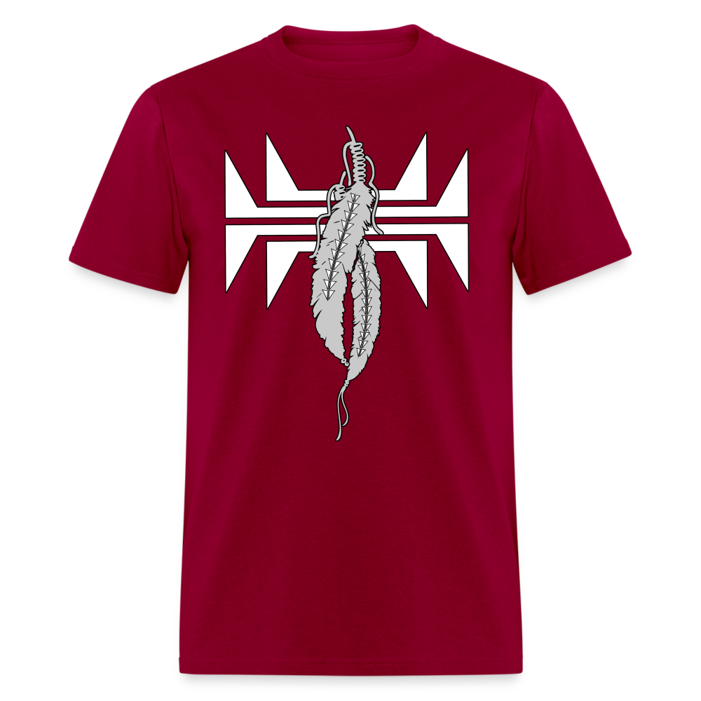 Sturgeon Feathers Classic T-Shirt - dark red