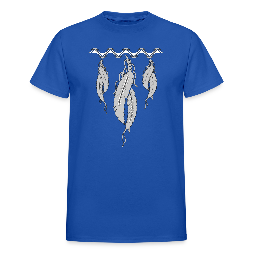 Sturgeon Feathers w Swallow Tail Ultra Cotton Adult T-Shirt - royal blue