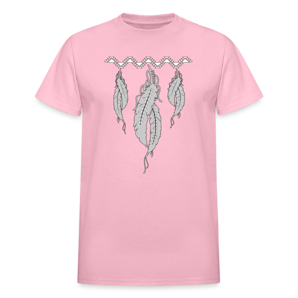 Sturgeon Feathers w Swallow Tail Ultra Cotton Adult T-Shirt - light pink