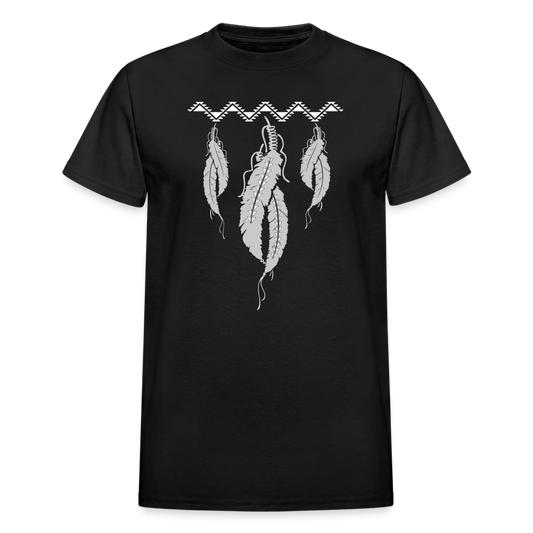 Sturgeon Feathers w Swallow Tail Ultra Cotton Adult T-Shirt - black
