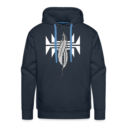 Sturgeon Feathers Men’s Premium Hoodie - navy