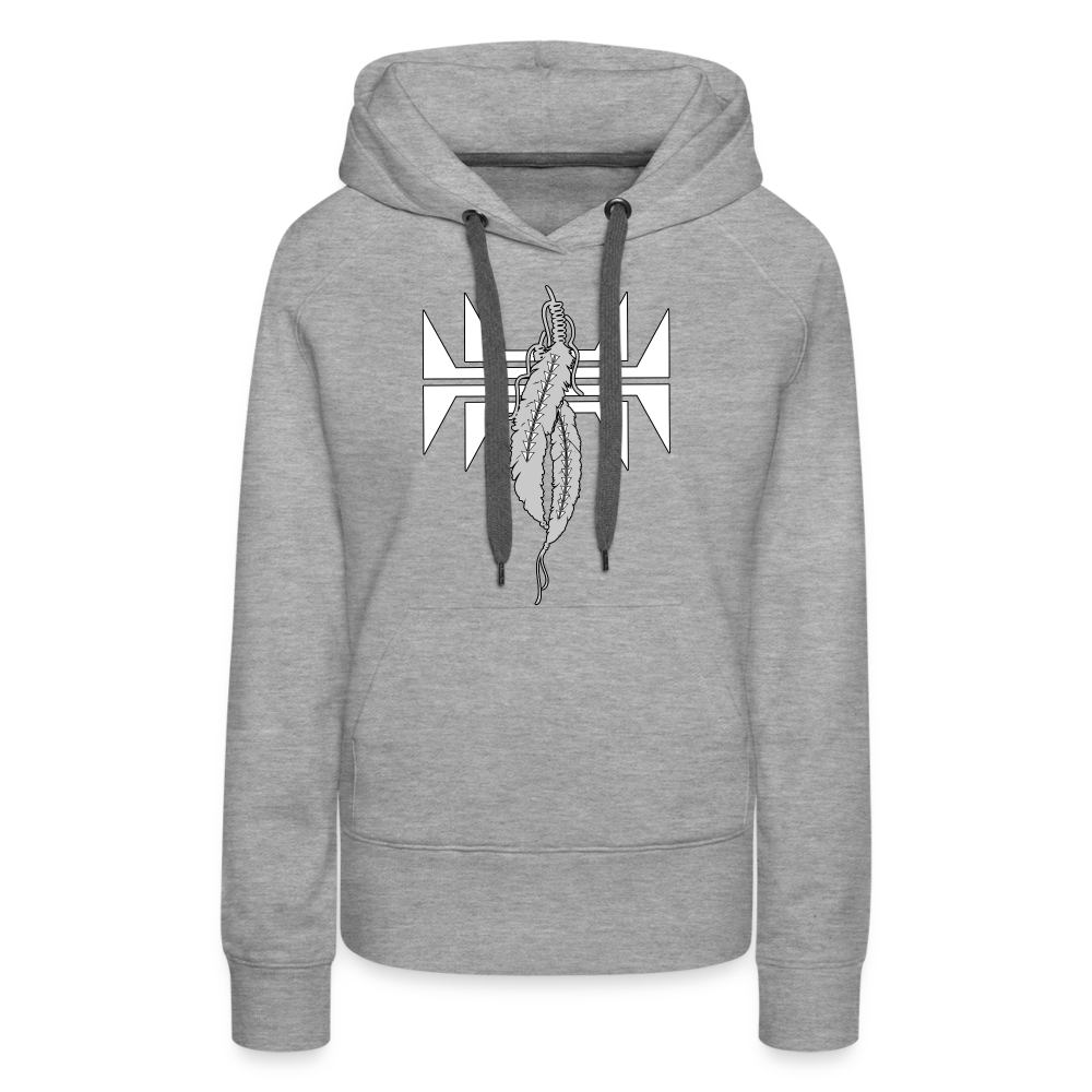 Sturgeon Feathers Women’s Premium Hoodie - heather grey