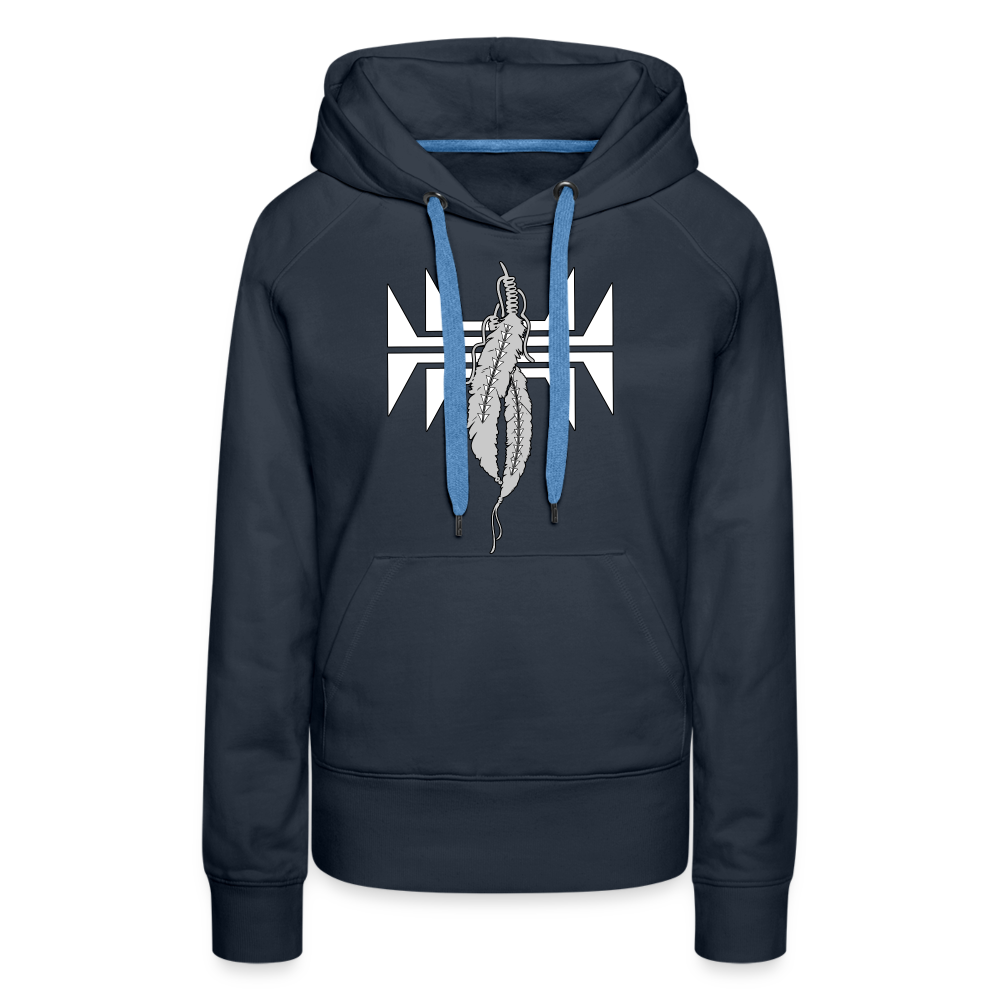 Sturgeon Feathers Women’s Premium Hoodie - navy
