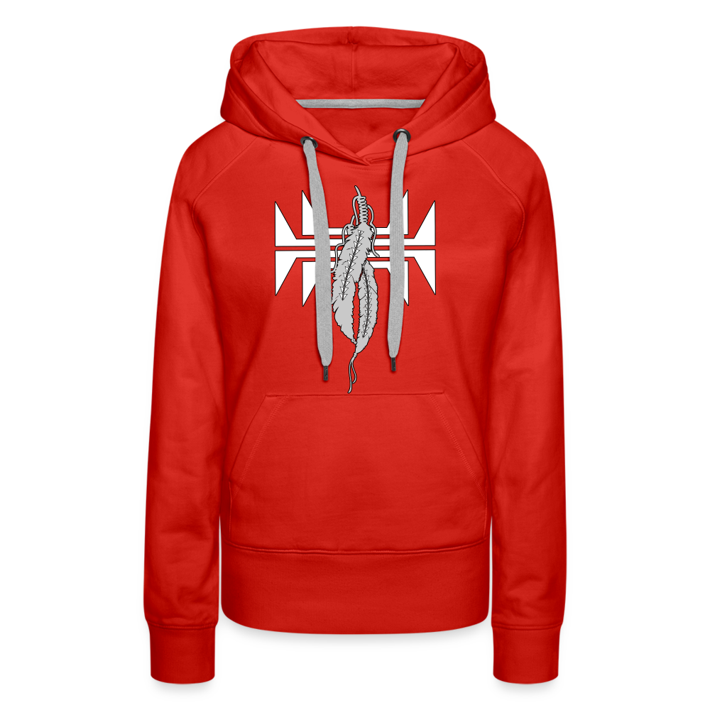 Sturgeon Feathers Women’s Premium Hoodie - red