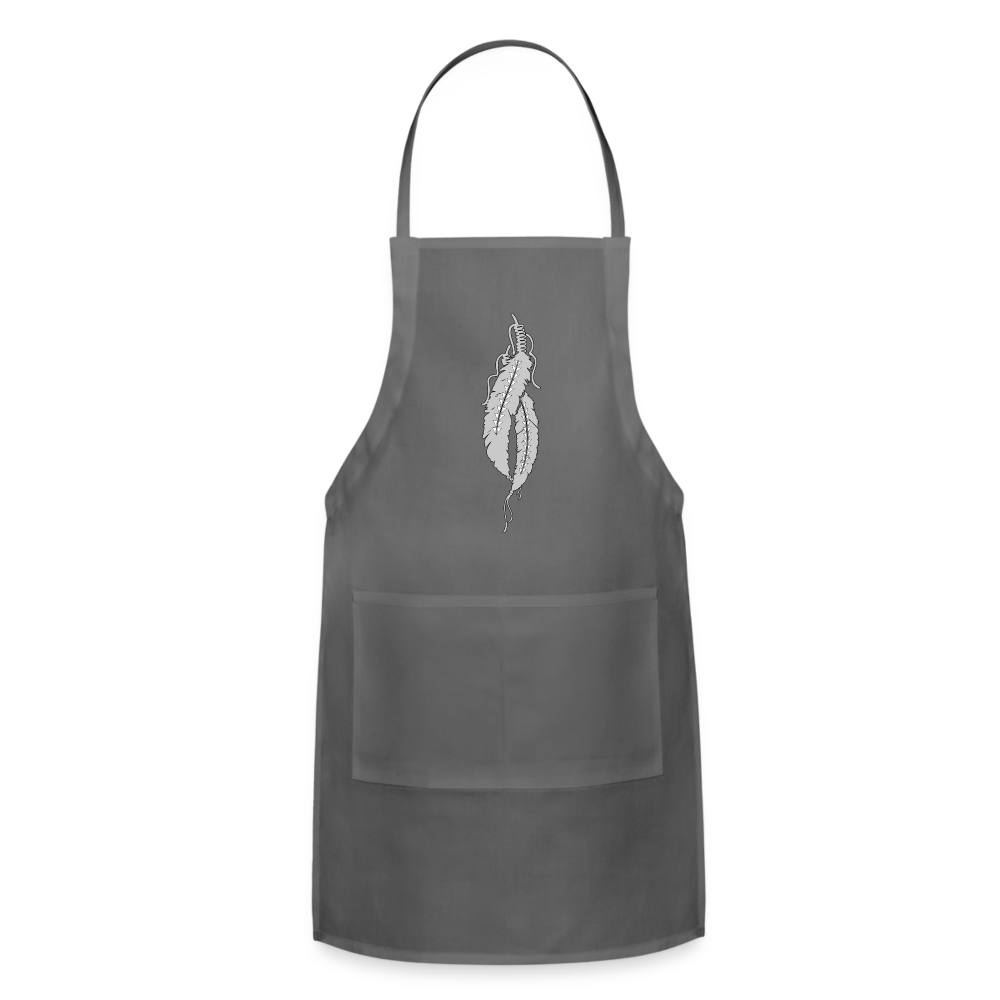 Sturgeon Feathers Women’s Apron - charcoal