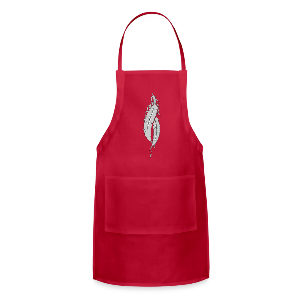 Sturgeon Feathers Women’s Apron - red