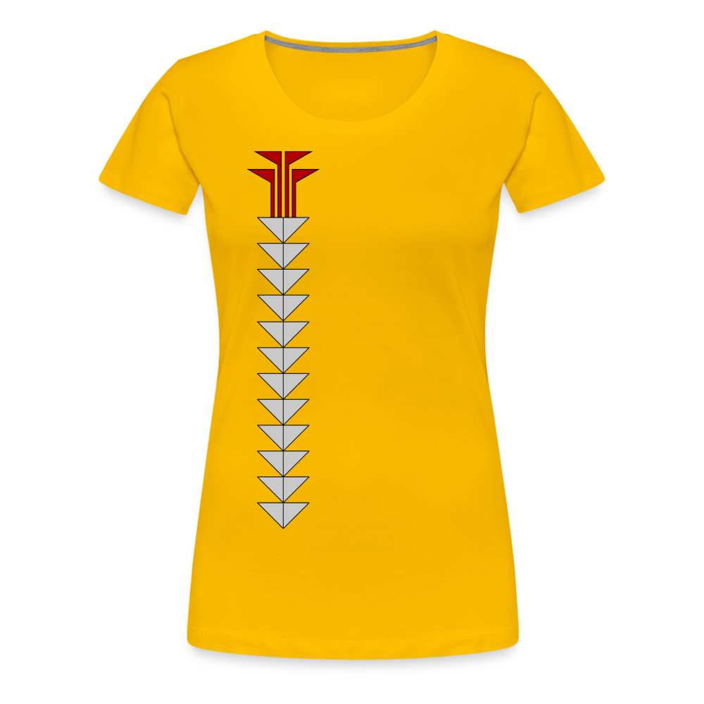Sturgeon Side Women’s Premium T-Shirt - sun yellow