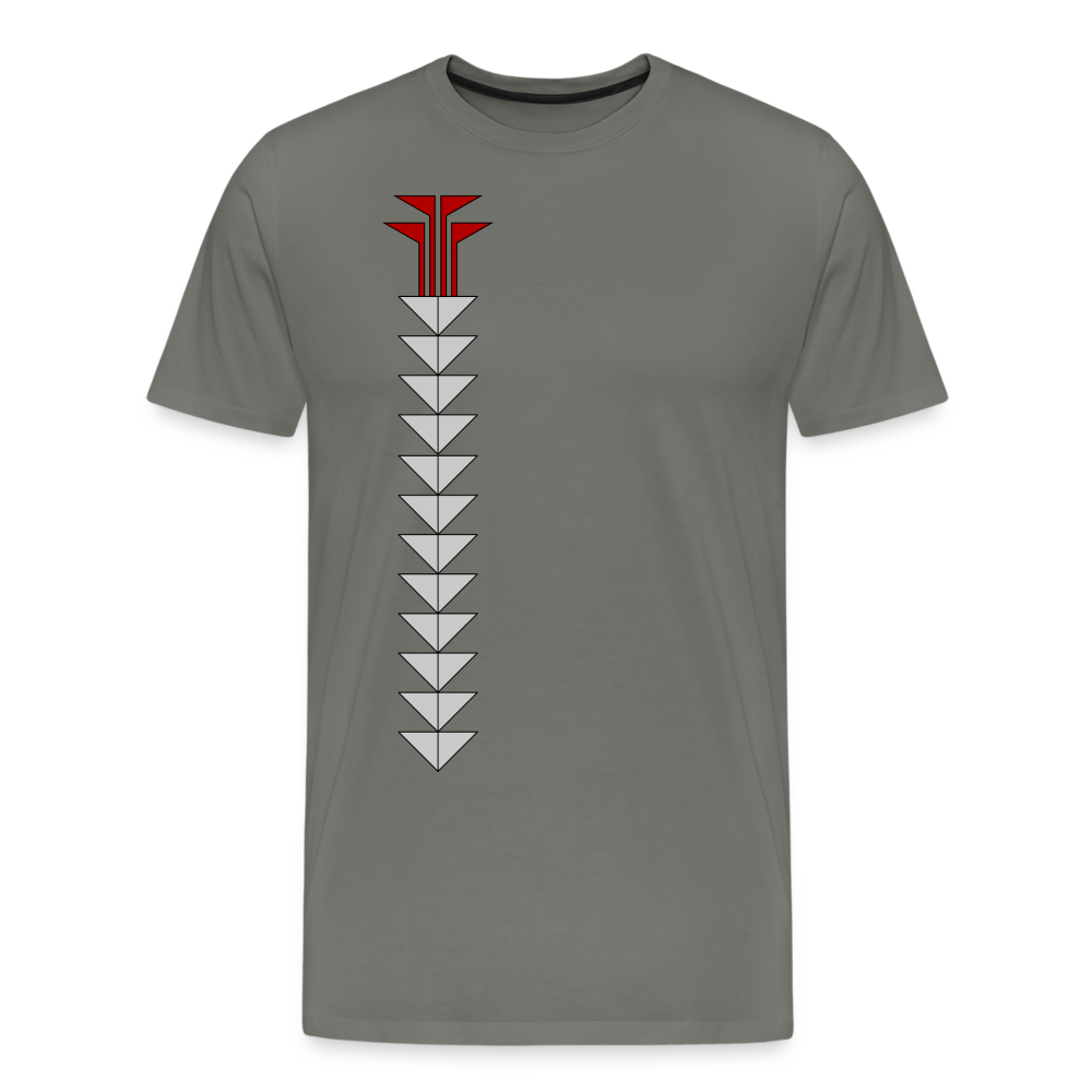 Sturgeon Side Men's Premium T-Shirt - asphalt gray