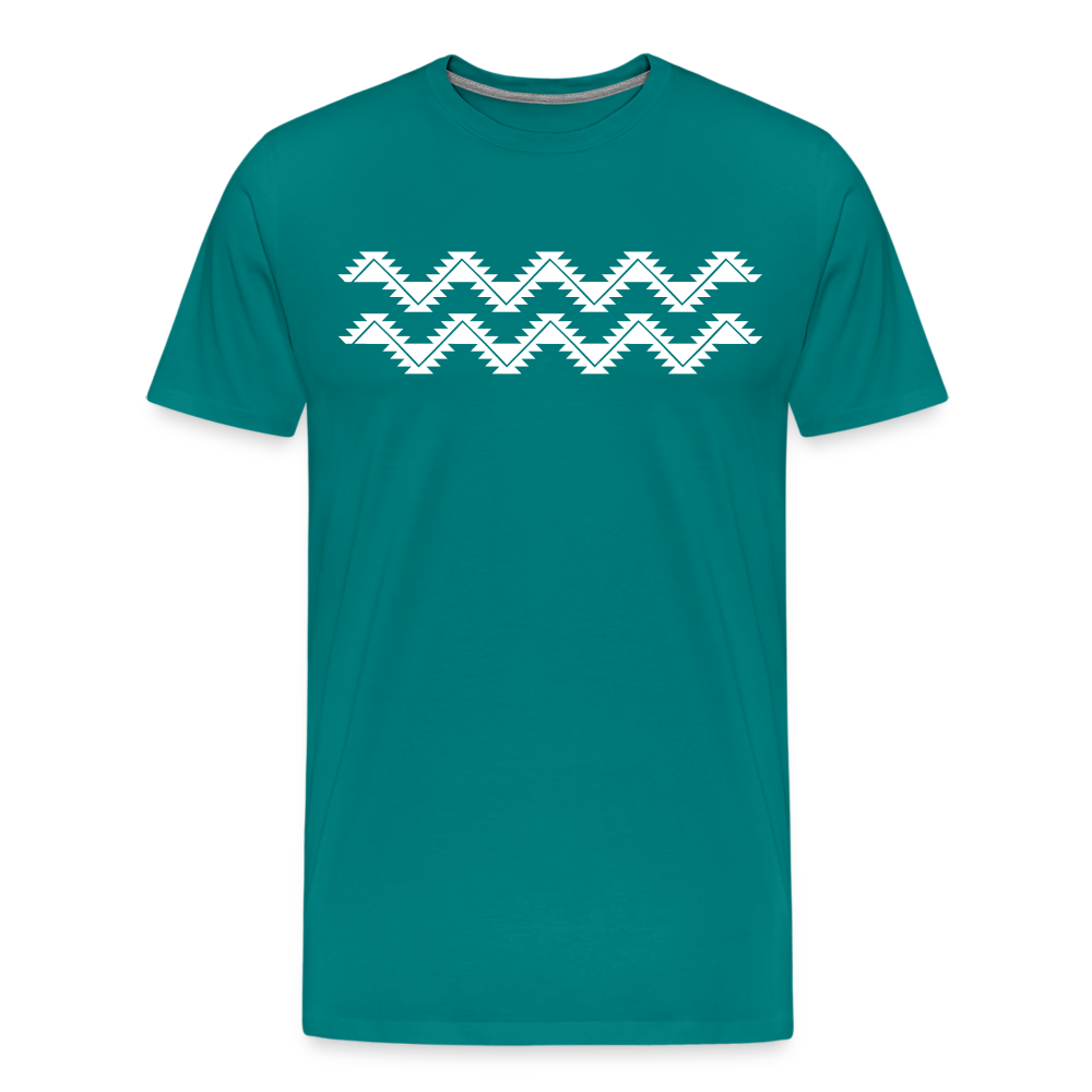 Swallowtail Men's Premium T-Shirt - teal