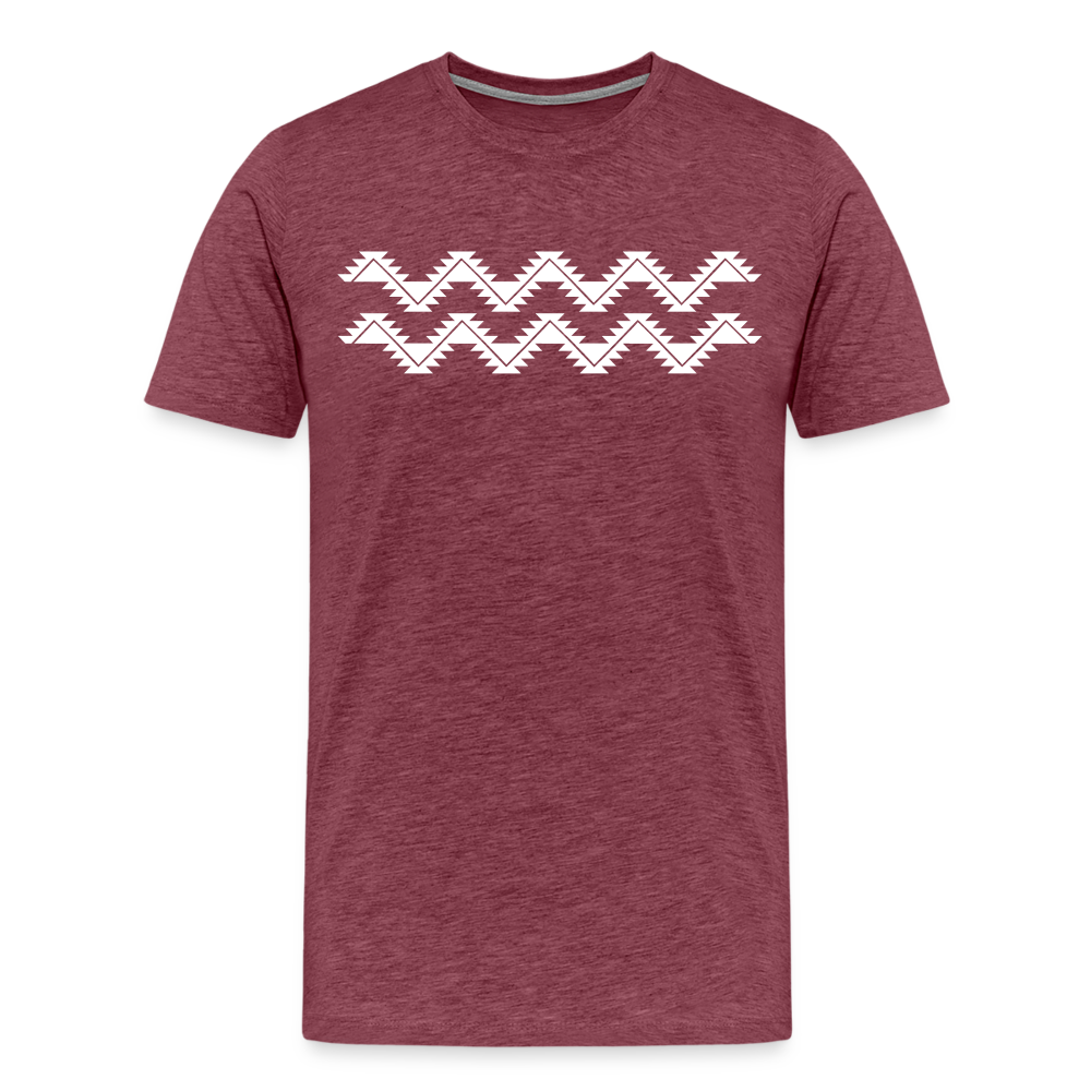 Swallowtail Men's Premium T-Shirt - heather burgundy