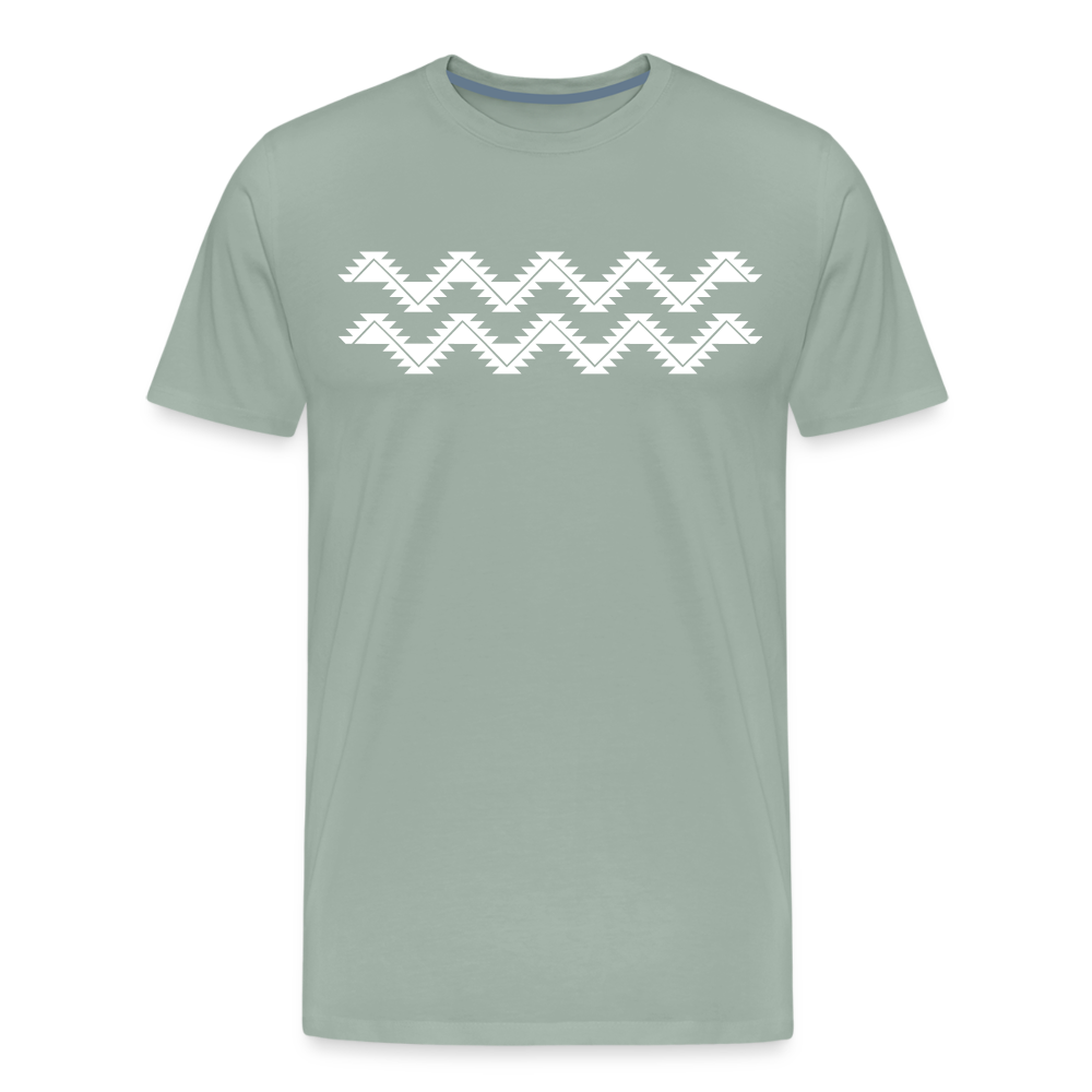 Swallowtail Men's Premium T-Shirt - steel green
