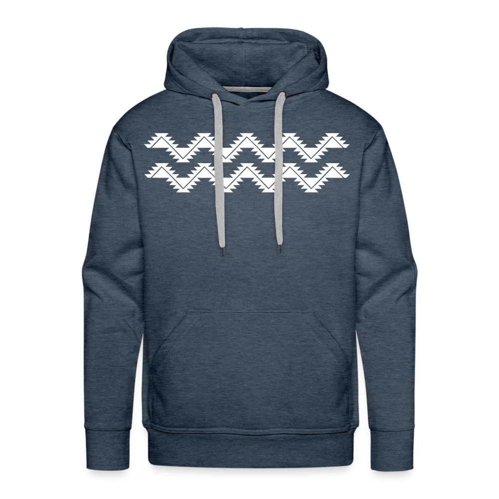 Swallowtail Men’s Premium Hoodie - heather denim