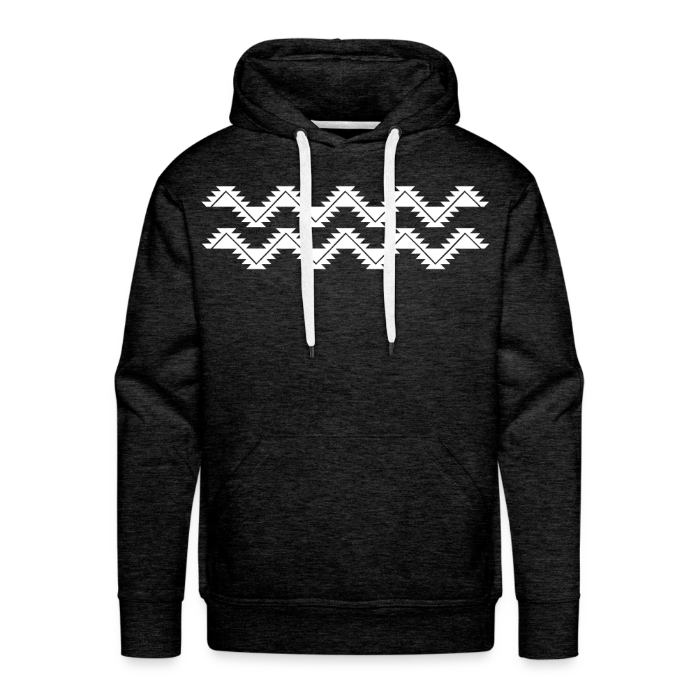Swallowtail Men’s Premium Hoodie - charcoal grey
