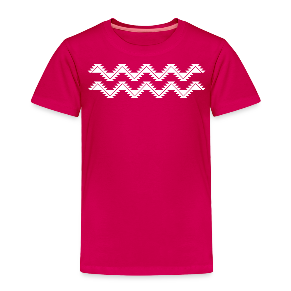 Swallowtail Toddler Premium T-Shirt - dark pink