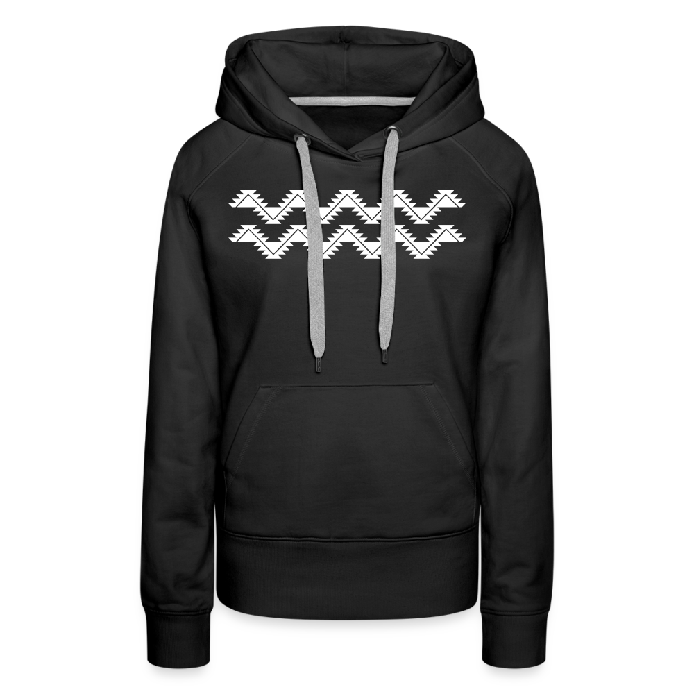 Swallowtail Women’s Premium Hoodie - black