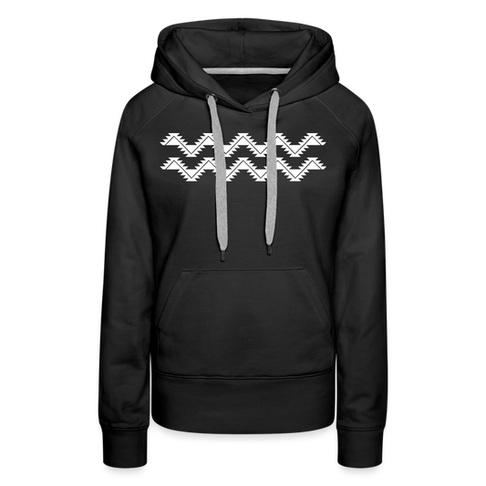 Swallowtail Women’s Premium Hoodie - black