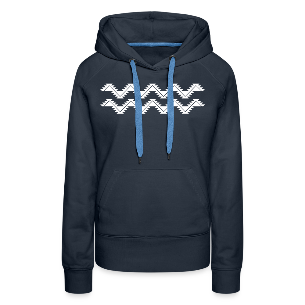 Swallowtail Women’s Premium Hoodie - navy