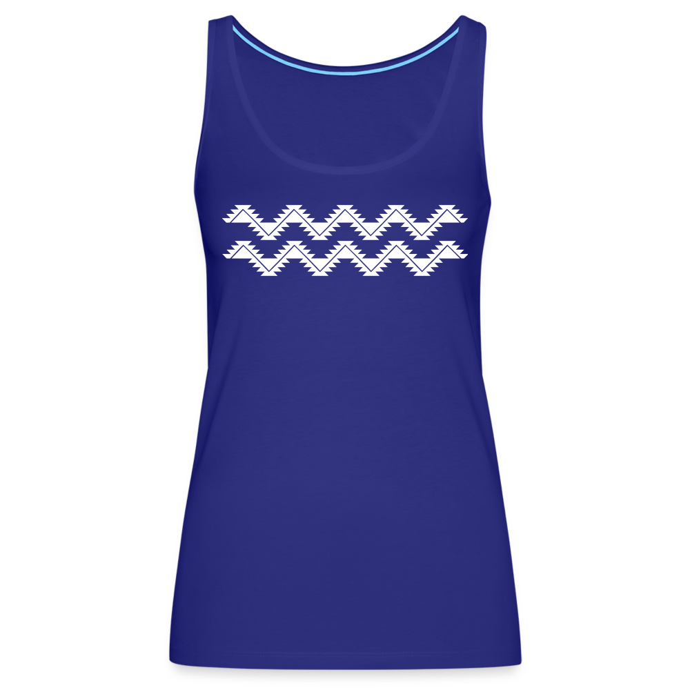Swallowtail Women’s Premium Tank Top - royal blue