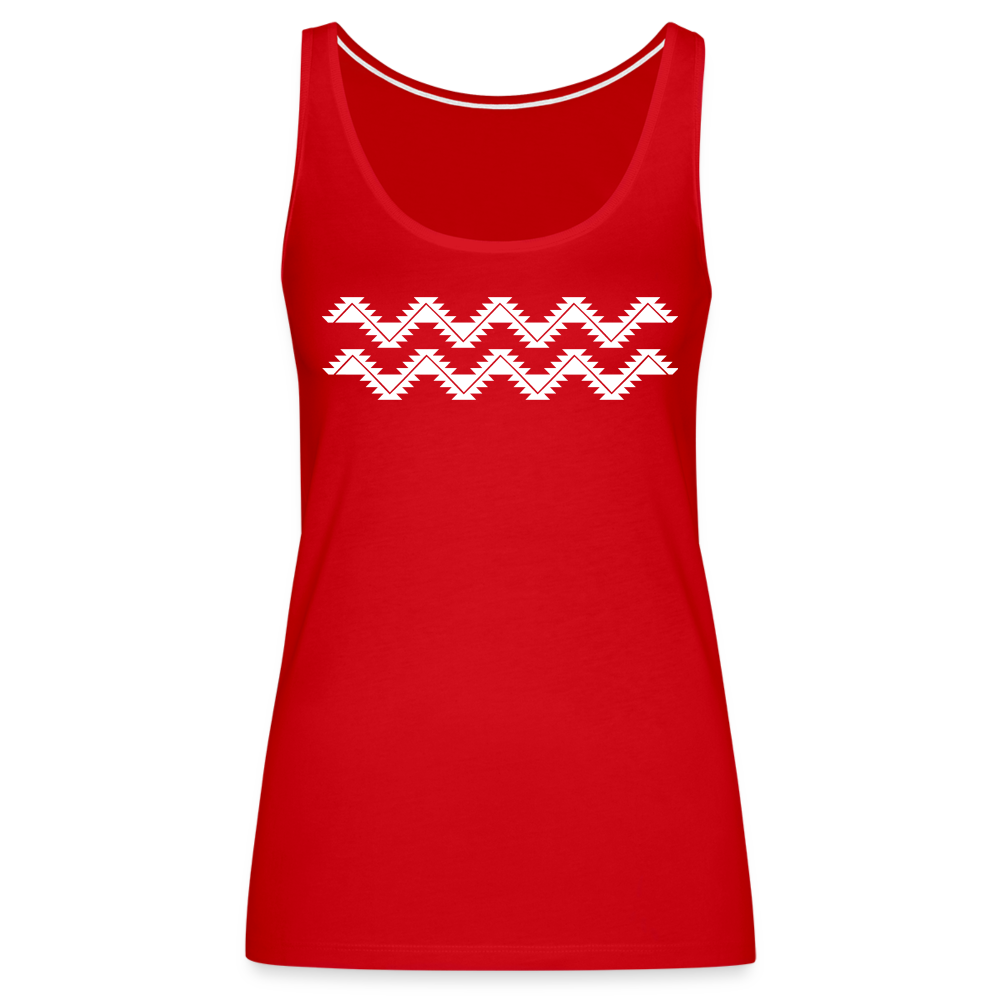 Swallowtail Women’s Premium Tank Top - red