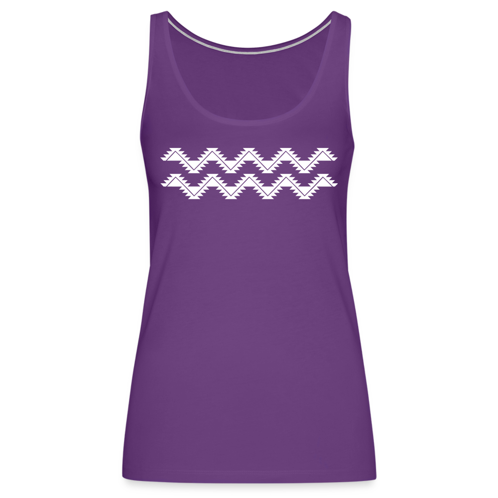 Swallowtail Women’s Premium Tank Top - purple