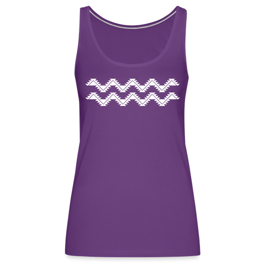 Swallowtail Women’s Premium Tank Top - purple