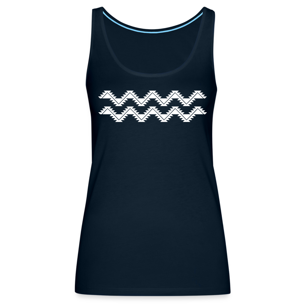 Swallowtail Women’s Premium Tank Top - deep navy