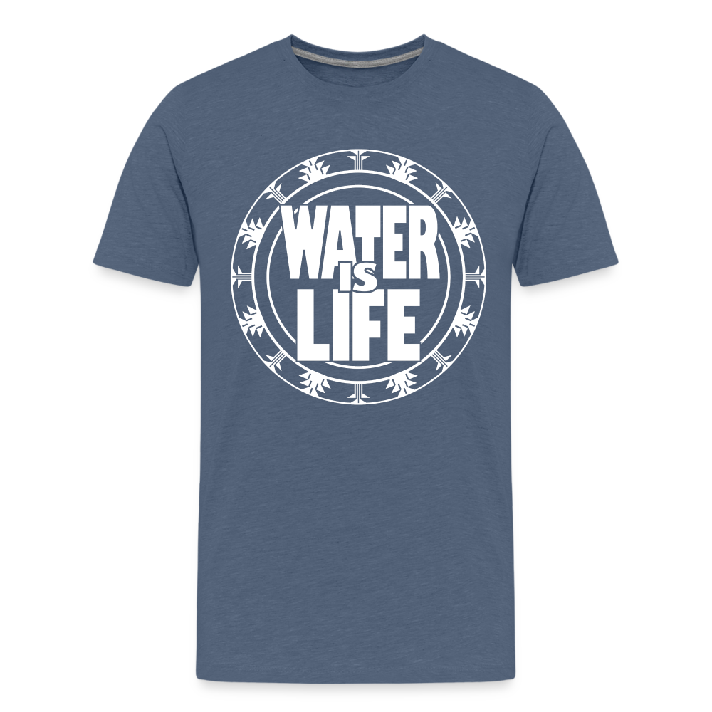 Water Is Life Kids' Premium T-Shirt - heather blue
