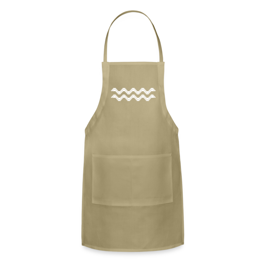 Swallowtail Adjustable Apron - khaki