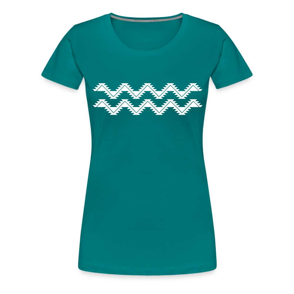 Swallowtail Women’s Premium T-Shirt - teal