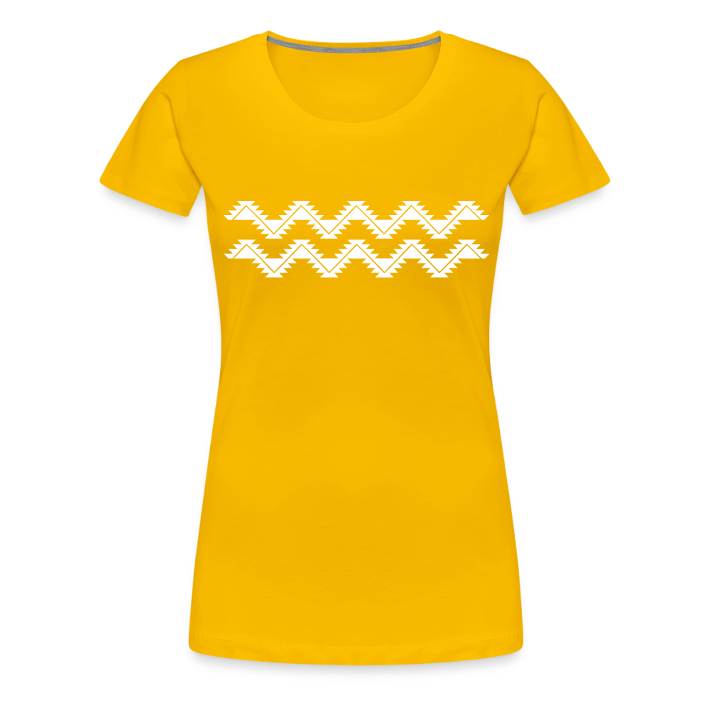 Swallowtail Women’s Premium T-Shirt - sun yellow