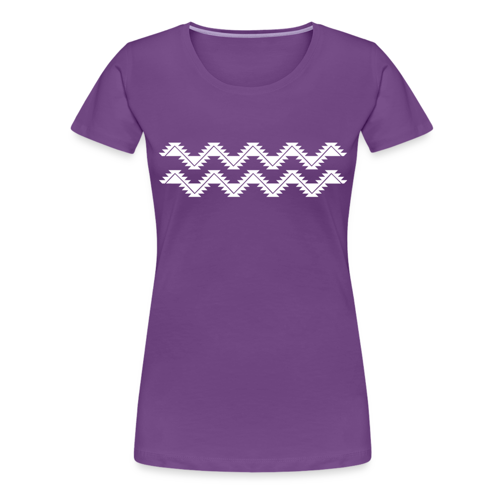 Swallowtail Women’s Premium T-Shirt - purple