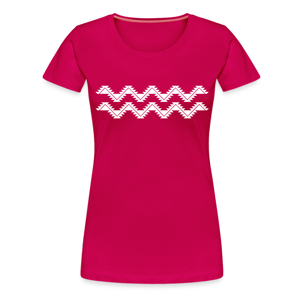 Swallowtail Women’s Premium T-Shirt - dark pink
